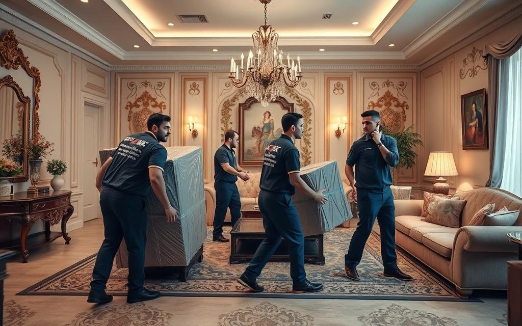 نقل عفش مع التغليف الاحترافي