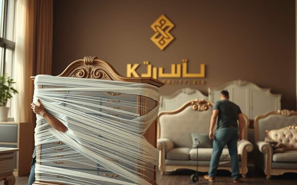 نقل عفش مع التغليف