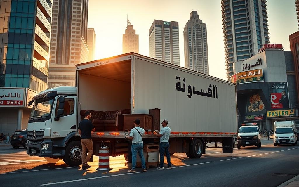 نقل العفش بين المناطق داخل الكويت