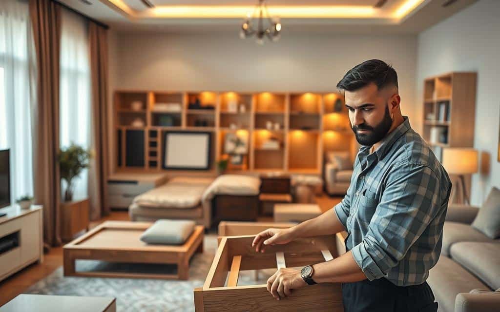 فك أثاث غرف النوم باحتراف