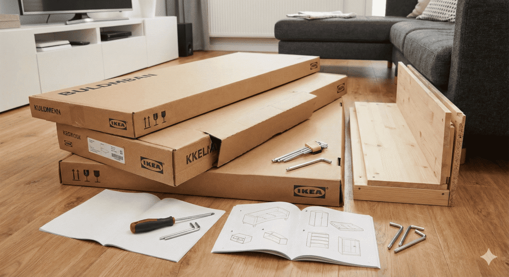 أسرار لا تعرفها عن تركيب أثاث ايكيا بالكرتون